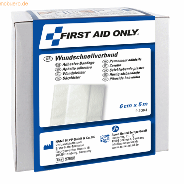 4027521528161 - Pflaster P-10041 weiß 4027521528161 FIRST AID ONLY