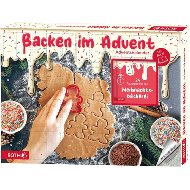4028279418544 - Adventskalender Backen im Advent-Adventskalender bestückt