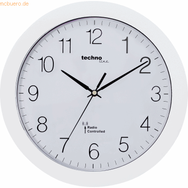 4029665028002 - Wanduhr wt 8000 weiß analog - Technoline 4029665028002 - Wanduhr wt 8000 weiß analog - Technoline