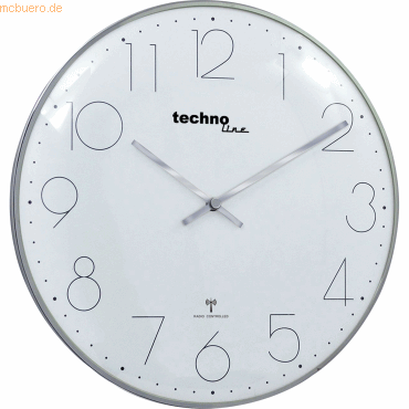4029665082400 - Wanduhr wt 8240 chrom analog - Technoline 4029665082400 - Wanduhr wt 8240 chrom analog - Technoline
