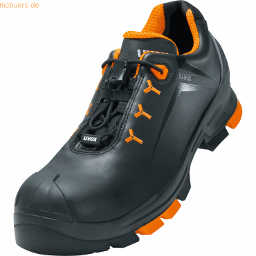 4031101609560 - S3 Arbeitsschutzschuhe 26502244 leitfähig (ESD) schwarz orange Größe 44 mit Kunststoffkappe 4031101609560 uvex