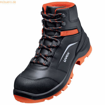 4031101754246 - 2 Sicherheitsstiefel xenova 95072 S3 esd schwarz rot Gr 48 Weite 11 - Uvex