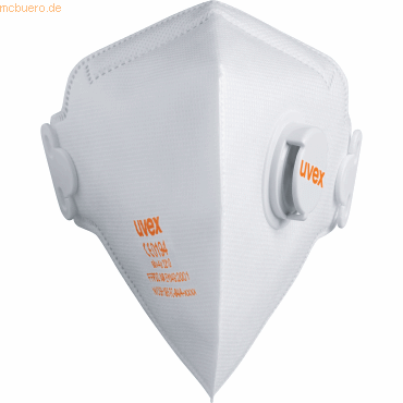 4031101950099 - uvex Atemschutzmaske Silv-Air FFP2 8733210 mVentil 15St 4031101950099 15 Stück 4031101950099 - uvex Atemschutzmaske Silv-Air FFP2 8733210 mVentil 15St 4031101950099 15 Stück