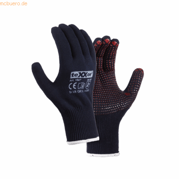 4031301020530 - Arbeitshandschuhe Polyvinylchlorid blau rot Größe 10   XL 4031301020530 BIG