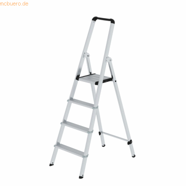 4031405112247 - MUNK Günzburger Steigtechnik Guenzburger Steigtechnik 11224 Aluminium Stufen-Stehleiter Arbeitshöhe (max) 3 m Silber 58 kg 4031405112247 - MUNK Günzburger Steigtechnik Guenzburger Steigtechnik 11224 Aluminium Stufen-Stehleiter Arbeitshöhe (max) 3 m Silber 58 kg