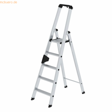 4031405401051 - MUNK Günzburger Steigtechnik Guenzburger Steigtechnik 40105 Aluminium Stufen-Stehleiter Arbeitshöhe (max) 325 m Silber 77 kg