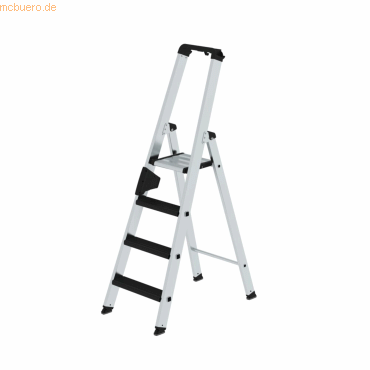 4031405421042 - Stufen-Stehleiter einseitig begehbar mit clip-step relax 4 Stufen - Günzburger Steigtechnik 4031405421042 - Stufen-Stehleiter einseitig begehbar mit clip-step relax 4 Stufen - Günzburger Steigtechnik