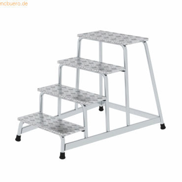 4031405500105 - MUNK Günzburger Steigtechnik Guenzburger Steigtechnik 50010 Aluminium Treppe Arbeitshöhe (max) 28 m Silber 115 kg