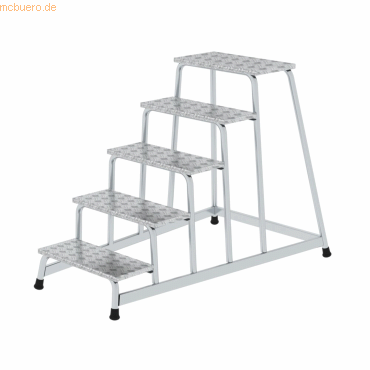 4031405500358 - MUNK Günzburger Steigtechnik Guenzburger Steigtechnik 50035 Aluminium Treppe Arbeitshöhe (max) 3 m Silber 145 kg