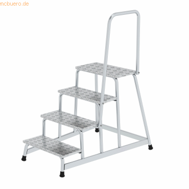 4031405500440 - MUNK Günzburger Steigtechnik Guenzburger Steigtechnik 50044 Aluminium Treppe Arbeitshöhe (max) 28 m Silber 132 kg