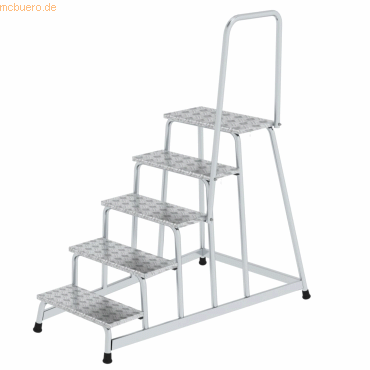 4031405500457 - MUNK Günzburger Steigtechnik Guenzburger Steigtechnik 50045 Aluminium Treppe Arbeitshöhe (max) 3 m Silber 162 kg 4031405500457 - MUNK Günzburger Steigtechnik Guenzburger Steigtechnik 50045 Aluminium Treppe Arbeitshöhe (max) 3 m Silber 162 kg