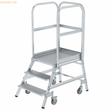 4031405501034 - MUNK Günzburger Steigtechnik Guenzburger Steigtechnik 50103 Aluminium Podestleiter Arbeitshöhe (max) 27 m Silber 30 kg 4031405501034 - MUNK Günzburger Steigtechnik Guenzburger Steigtechnik 50103 Aluminium Podestleiter Arbeitshöhe (max) 27 m Silber 30 kg