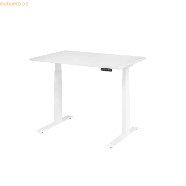 4032062191118 - HAMMERBACHER XDKB12 elektrisch höhenverstellbarer Schreibtisch weiß rechteckig C-Fuß-Gestell weiß 1200 x 800 cm 4032062191118 - HAMMERBACHER XDKB12 elektrisch höhenverstellbarer Schreibtisch weiß rechteckig C-Fuß-Gestell weiß 1200 x 800 cm