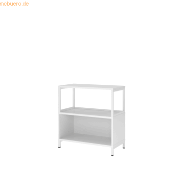 4032062307229 - Hammerbacher Regal FlexWall 2OH 1offen Sockel weiß 4032062307229 Hammerbacher GmbH 4032062307229 - Hammerbacher Regal FlexWall 2OH 1offen Sockel weiß 4032062307229 Hammerbacher GmbH