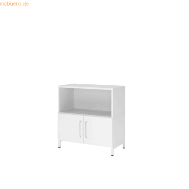 4032062307465 - Hammerbacher Regal FlexWall Türen 2OH Sockel weißweiß 4032062307465 Hammerbacher GmbH 4032062307465 - Hammerbacher Regal FlexWall Türen 2OH Sockel weißweiß 4032062307465 Hammerbacher GmbH