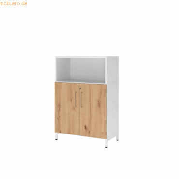 4032062307595 - Hammerbacher Regal FlexWall Türen 3OH Sockel weißasteiche 4032062307595 Hammerbacher GmbH 4032062307595 - Hammerbacher Regal FlexWall Türen 3OH Sockel weißasteiche 4032062307595 Hammerbacher GmbH