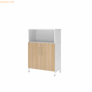 4032062307601 - Hammerbacher Regal FlexWall Türen 3OH Sockel weißeiche 4032062307601 Hammerbacher GmbH 4032062307601 - Hammerbacher Regal FlexWall Türen 3OH Sockel weißeiche 4032062307601 Hammerbacher GmbH