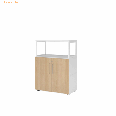 4032062307663 - Regalschrank FlexWall VFW38T2RGWEBS weiß eiche 2 Fachböden 800 x 400 x 1098 cm 4032062307663 Hammerbacher 4032062307663 - Regalschrank FlexWall VFW38T2RGWEBS weiß eiche 2 Fachböden 800 x 400 x 1098 cm 4032062307663 Hammerbacher