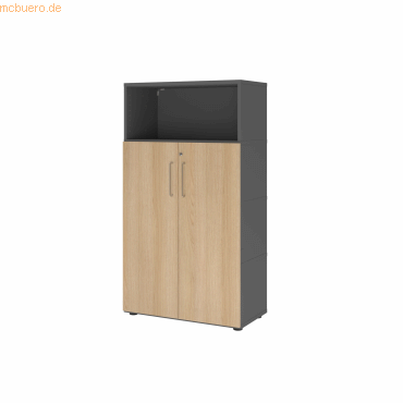 4032062307816 - Regalschrank FlexWall VFW48T3KGGEBS grafit eiche 3 Fachböden 800 x 400 x 1450 cm 4032062307816 Hammerbacher 4032062307816 - Regalschrank FlexWall VFW48T3KGGEBS grafit eiche 3 Fachböden 800 x 400 x 1450 cm 4032062307816 Hammerbacher