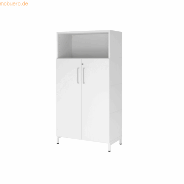 4032062307823 - Hammerbacher Regal FlexWall Türen 4OH Sockel weißweiß 4032062307823 Hammerbacher GmbH 4032062307823 - Hammerbacher Regal FlexWall Türen 4OH Sockel weißweiß 4032062307823 Hammerbacher GmbH