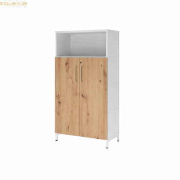 4032062307830 - Hammerbacher Regal FlexWall Türen 4OH Sockel weißasteiche 4032062307830 Hammerbacher GmbH 4032062307830 - Hammerbacher Regal FlexWall Türen 4OH Sockel weißasteiche 4032062307830 Hammerbacher GmbH