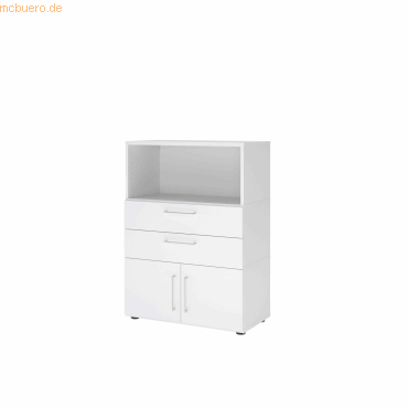 4032062308004 - Regalschrank FlexWall VFW38K1KGWWBS weiß 2 Fachböden 800 x 400 x 1098 cm 4032062308004 Hammerbacher