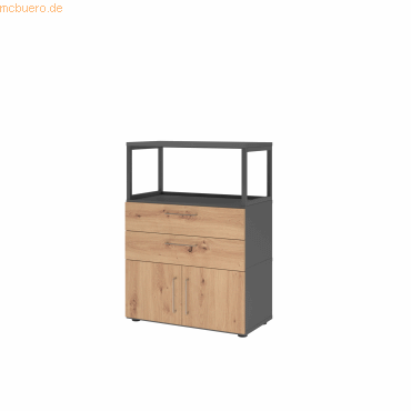 4032062308196 - Regalschrank FlexWall VFW38K1RGGRBS grafit asteiche 2 Fachböden 800 x 400 x 1098 cm 4032062308196 Hammerbacher 4032062308196 - Regalschrank FlexWall VFW38K1RGGRBS grafit asteiche 2 Fachböden 800 x 400 x 1098 cm 4032062308196 Hammerbacher