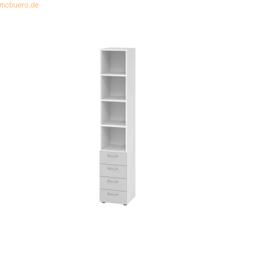 4032062315354 - Regal 6OH 4Schübe ws gr 4032062315354 Hammerbacher 4032062315354 - Regal 6OH 4Schübe ws gr 4032062315354 Hammerbacher