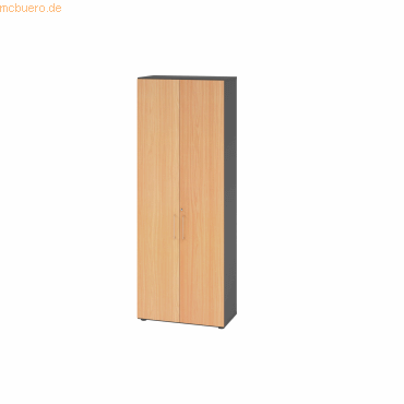4032062324592 - Aktenschrank 968T6 V968T6 G 6 BS grafit buche 5 Fachböden 800 x 420 x 2156 cm 4032062324592 - Aktenschrank 968T6 V968T6 G 6 BS grafit buche 5 Fachböden 800 x 420 x 2156 cm