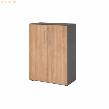 4032062324950 - Aktenschrank 938T3 V938T3 G N BS grafit nussbaum 2 Fachböden 800 x 420 x 1100 cm