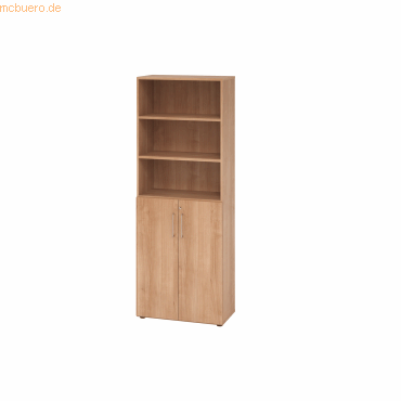 4032062325100 - eurokraft pro Büroregalschrank 5 Fachböden 6 Ordnerhöhen davon 3 offen Nussbaum 4032062325100 - eurokraft pro Büroregalschrank 5 Fachböden 6 Ordnerhöhen davon 3 offen Nussbaum