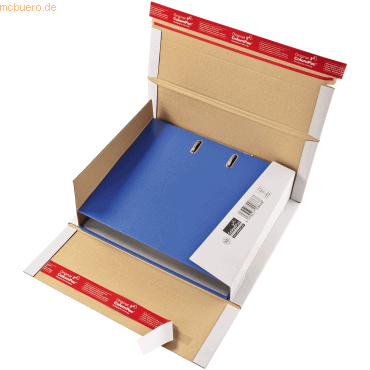 4033657008668 - Ordnerversandkarton CP05551 weiß für 1 Ordner 35-80mm innen 320x290x35-80mm Kraftliner Wellpappe 1-wellig 4033657008668 Colo 4033657008668 - Ordnerversandkarton CP05551 weiß für 1 Ordner 35-80mm innen 320x290x35-80mm Kraftliner Wellpappe 1-wellig 4033657008668 Colo
