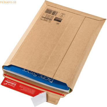 4033657100300 - Versandtasche ® Rigid Plus 215 x 300 x -50 mm (b x h x t) ohne Fenster mit Selbstklebung Kraftliner Wellpappe braun - Colompac 4033657100300 - Versandtasche ® Rigid Plus 215 x 300 x -50 mm (b x h x t) ohne Fenster mit Selbstklebung Kraftliner Wellpappe braun - Colompac
