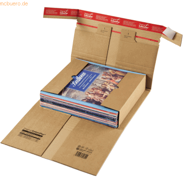 4033657300809 - Schallplattenkarton CP 03008 braun für Schallplatten innen 320x320x60mm Wellpappe 1-wellig 4033657300809 ColomPac 4033657300809 - Schallplattenkarton CP 03008 braun für Schallplatten innen 320x320x60mm Wellpappe 1-wellig 4033657300809 ColomPac