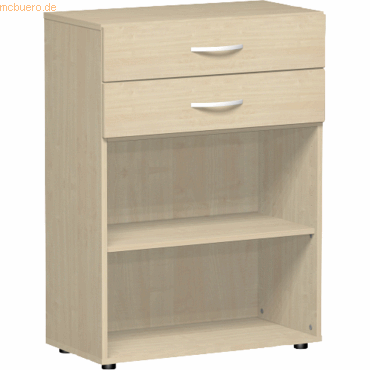 4038933059563 - Geramoebel Speed Office Melaminharzbeschichtete Spanplatte Regal 3 Fachböden 800 x 420 x 1104 mm Braun Ahorn 4038933059563 - Geramoebel Speed Office Melaminharzbeschichtete Spanplatte Regal 3 Fachböden 800 x 420 x 1104 mm Braun Ahorn