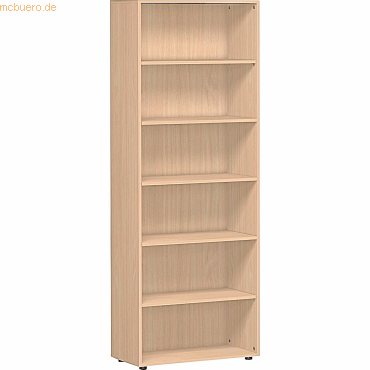 4038933059624 - Geramoebel Speed Office Melaminharzbeschichtete Spanplatte Regal 5 Fachböden 800 x 420 x 2160 mm Braun Buche 4038933059624 - Geramoebel Speed Office Melaminharzbeschichtete Spanplatte Regal 5 Fachböden 800 x 420 x 2160 mm Braun Buche