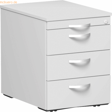 4038933062181 - Rollcontainer Flex S-530151-LG Holz lichtgrau 3 normale Schubladen mit extra Utensilienauszug abschließbar 4038933062181 Gera 4038933062181 - Rollcontainer Flex S-530151-LG Holz lichtgrau 3 normale Schubladen mit extra Utensilienauszug abschließbar 4038933062181 Gera
