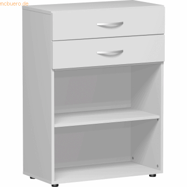 4038933062235 - Geramoebel Speed Office Melaminharzbeschichtete Spanplatte Regal 3 Fachböden 800 x 420 x 1104 mm Hellgrau 4038933062235 - Geramoebel Speed Office Melaminharzbeschichtete Spanplatte Regal 3 Fachböden 800 x 420 x 1104 mm Hellgrau