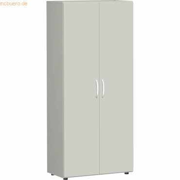 4038933065441 - Geramoebel Speed Office Flügeltürenschrank ABS (Acrylnitril-Butadien-Styrol) Spanplatte 5 Fachböden abschließbar 800 x 420 x 2160 mm Hellgrau 4038933065441 - Geramoebel Speed Office Flügeltürenschrank ABS (Acrylnitril-Butadien-Styrol) Spanplatte 5 Fachböden abschließbar 800 x 420 x 2160 mm Hellgrau