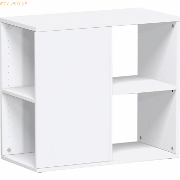 4038933477763 - Anstellcontainer PALENQUE 3-seitig offen B 400 x T 800 x H 720 mm weiß
