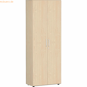 4038933481852 - Akten- Garderobenschrank Flex S-386128AA Holz abschließbar 2 OH 80 x 216 x 42 cm ahorn 4038933481852 Geramöbel 4038933481852 - Akten- Garderobenschrank Flex S-386128AA Holz abschließbar 2 OH 80 x 216 x 42 cm ahorn 4038933481852 Geramöbel