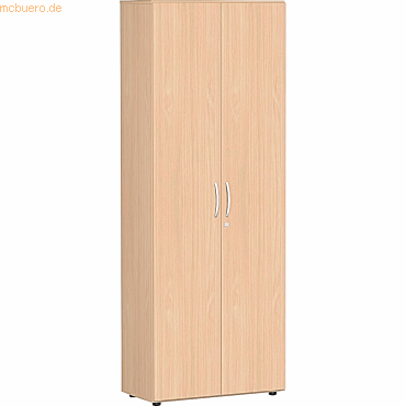 4038933481869 - Akten- Garderobenschrank Flex S-386128BB Holz abschließbar 2 OH 80 x 216 x 42 cm buche 4038933481869 Geramöbel 4038933481869 - Akten- Garderobenschrank Flex S-386128BB Holz abschließbar 2 OH 80 x 216 x 42 cm buche 4038933481869 Geramöbel