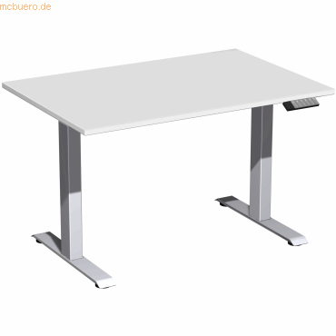 4038933543802 - Sitz-Steh-Schreibtisch Elevate Basic S-08J1208-LS elektrisch höhenverstellbar 73-123cm (H) 120x80cm (BxT) rechteckig lichtgr 4038933543802 - Sitz-Steh-Schreibtisch Elevate Basic S-08J1208-LS elektrisch höhenverstellbar 73-123cm (H) 120x80cm (BxT) rechteckig lichtgr