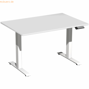4038933543826 - Sitz-Steh-Schreibtisch Elevate Basic S-08J1208-LW elektrisch höhenverstellbar 73-123cm (H) 120x80cm (BxT) rechteckig lichtgr 4038933543826 - Sitz-Steh-Schreibtisch Elevate Basic S-08J1208-LW elektrisch höhenverstellbar 73-123cm (H) 120x80cm (BxT) rechteckig lichtgr