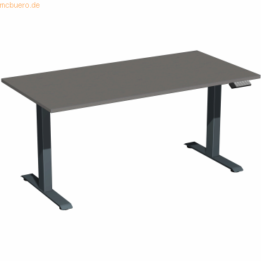 4038933544052 - Schreibtisch Elevate Basic N-08J1608-OA elektrisch höhenverstellbar 73-123cm (H) rechteckig onyx anthrazit 4038933544052 G 4038933544052 - Schreibtisch Elevate Basic N-08J1608-OA elektrisch höhenverstellbar 73-123cm (H) rechteckig onyx anthrazit 4038933544052 G