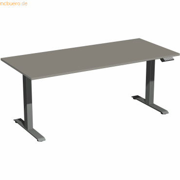 4038933544236 - Schreibtisch Elevate Basic N-08J1808-OA elektrisch höhenverstellbar 73-123cm (H) rechteckig onyx anthrazit 4038933544236 G 4038933544236 - Schreibtisch Elevate Basic N-08J1808-OA elektrisch höhenverstellbar 73-123cm (H) rechteckig onyx anthrazit 4038933544236 G