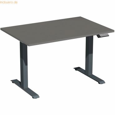 4038933545134 - Schreibtisch Elevate Plus N-08K1208-OA elektrisch höhenverstellbar 63-128cm (H) rechteckig onyx anthrazit 4038933545134 Ge 4038933545134 - Schreibtisch Elevate Plus N-08K1208-OA elektrisch höhenverstellbar 63-128cm (H) rechteckig onyx anthrazit 4038933545134 Ge