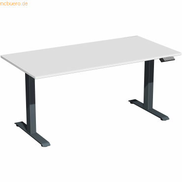 4038933545257 - Sitz-Steh-Schreibtisch Elevate Plus S-08K1608-LA elektrisch höhenverstellbar 63-128cm (H) 160x80cm (BxT) rechteckig lichtgr 4038933545257 - Sitz-Steh-Schreibtisch Elevate Plus S-08K1608-LA elektrisch höhenverstellbar 63-128cm (H) 160x80cm (BxT) rechteckig lichtgr