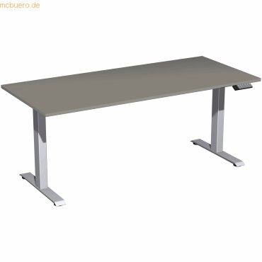 4038933545486 - Schreibtisch Elevate Plus N-08K1808-OS elektrisch höhenverstellbar 63-128cm (H) rechteckig onyx silber 4038933545486 Geram 4038933545486 - Schreibtisch Elevate Plus N-08K1808-OS elektrisch höhenverstellbar 63-128cm (H) rechteckig onyx silber 4038933545486 Geram