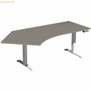 4038933545684 - Schreibtisch Elevate Plus N-08K1615-OW elektrisch höhenverstellbar 63-128cm (H) Freiform onyx weiß 4038933545684 Geramöbel 4038933545684 - Schreibtisch Elevate Plus N-08K1615-OW elektrisch höhenverstellbar 63-128cm (H) Freiform onyx weiß 4038933545684 Geramöbel